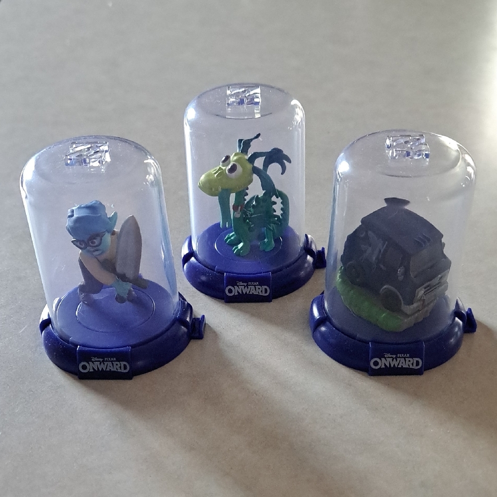 Disney Pixar ONWARD Domez Zag Toys (Set Of 3) Bundle Mom Laurel, The Van, Blazey